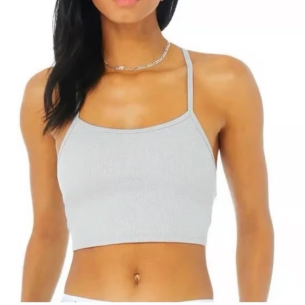 Alo Ribbed Crop Tank - Picture 2 of 7